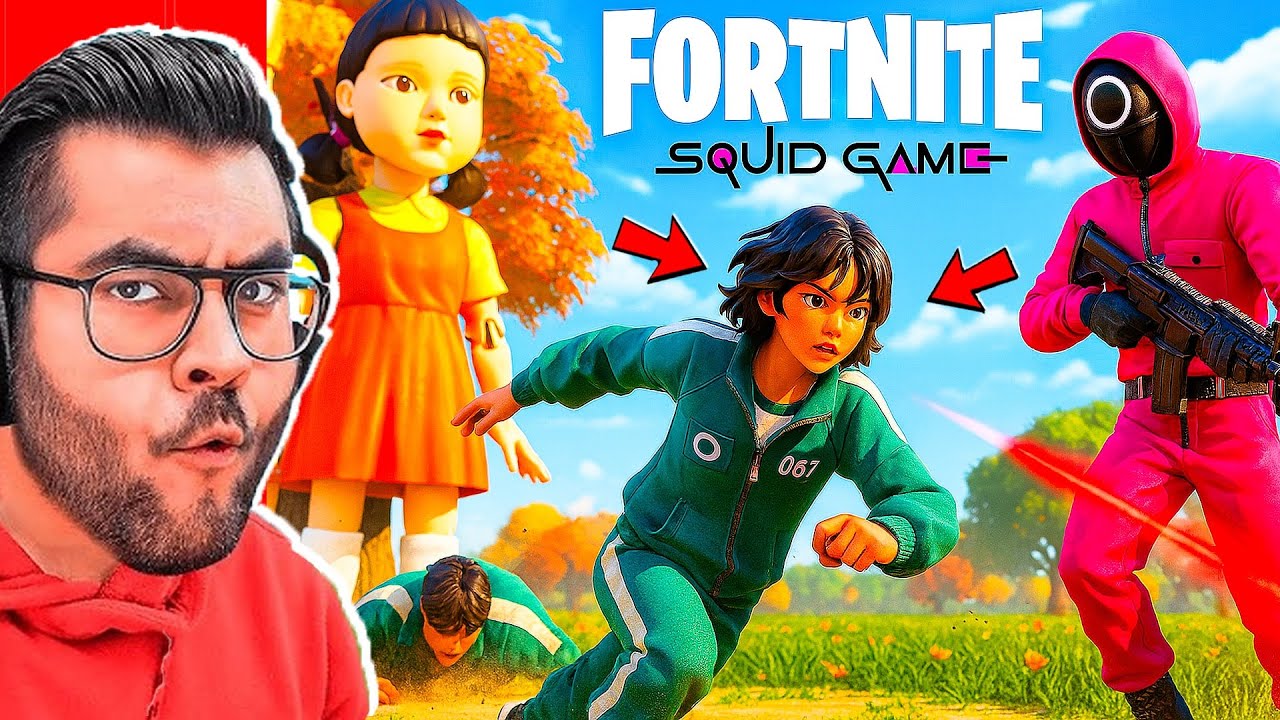 Playing SQUID GAMES Season 3 in FORTNITE 🎯 | Hitesh KS