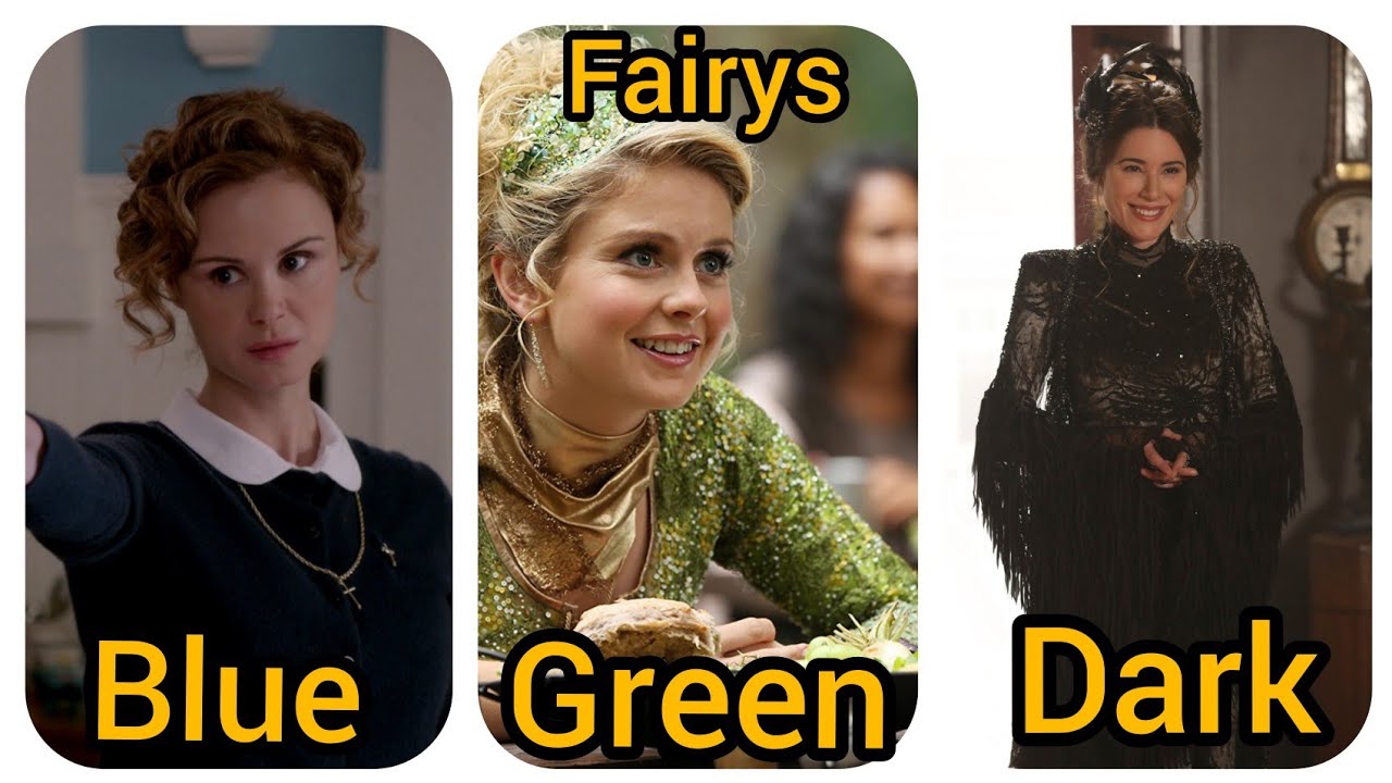 Once Upon a Time - Magic Blue Fairy, Dark Fairy and Tinker Bell - All Powers.
