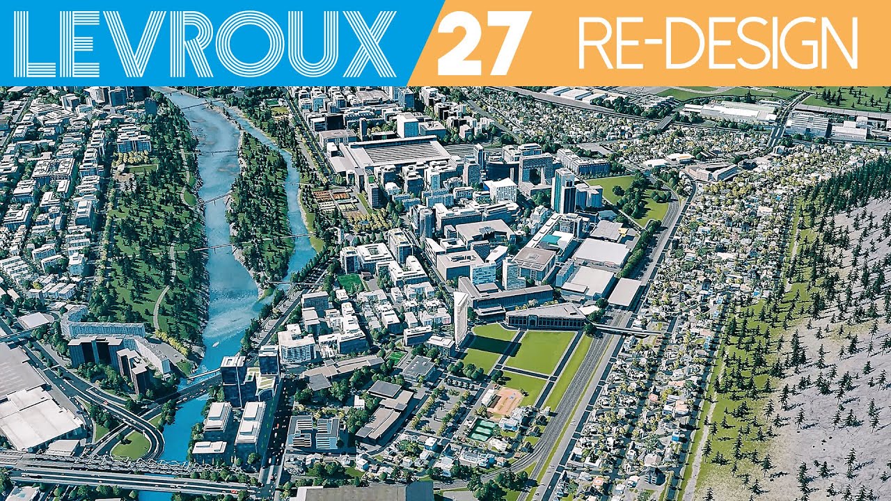 Midtown Re-Design Part 2 [27] ‹Cities: Skylines 'Levroux'›