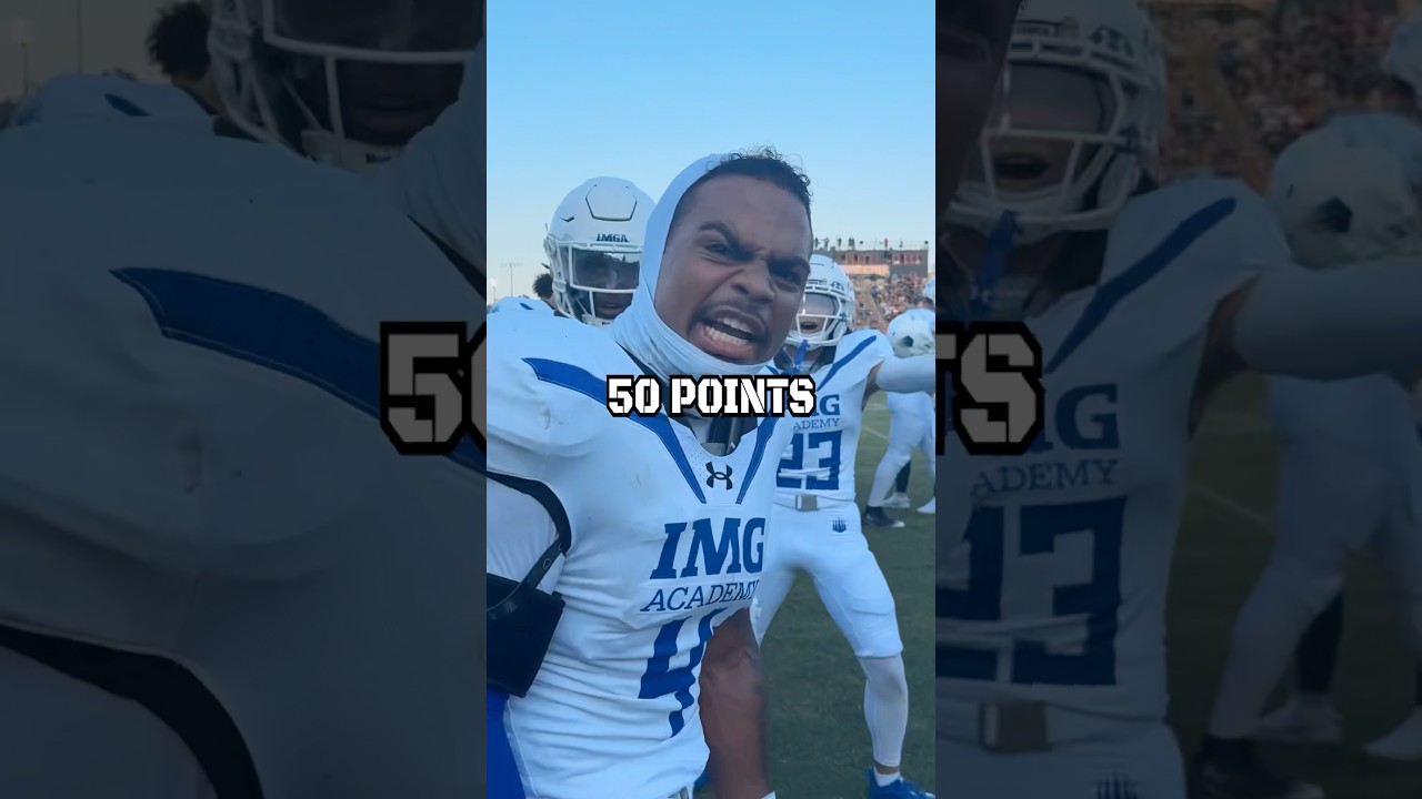 50 points in one half&hellip; IMG ACADEMY LIKE THAT!!! ​⁠@underarmour