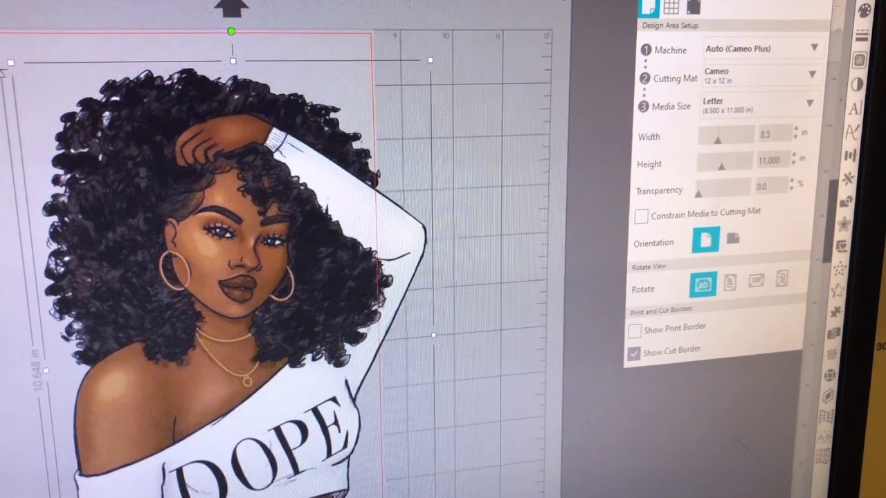 How to print and cut on Silhouette cameo4 cameo4 plus,