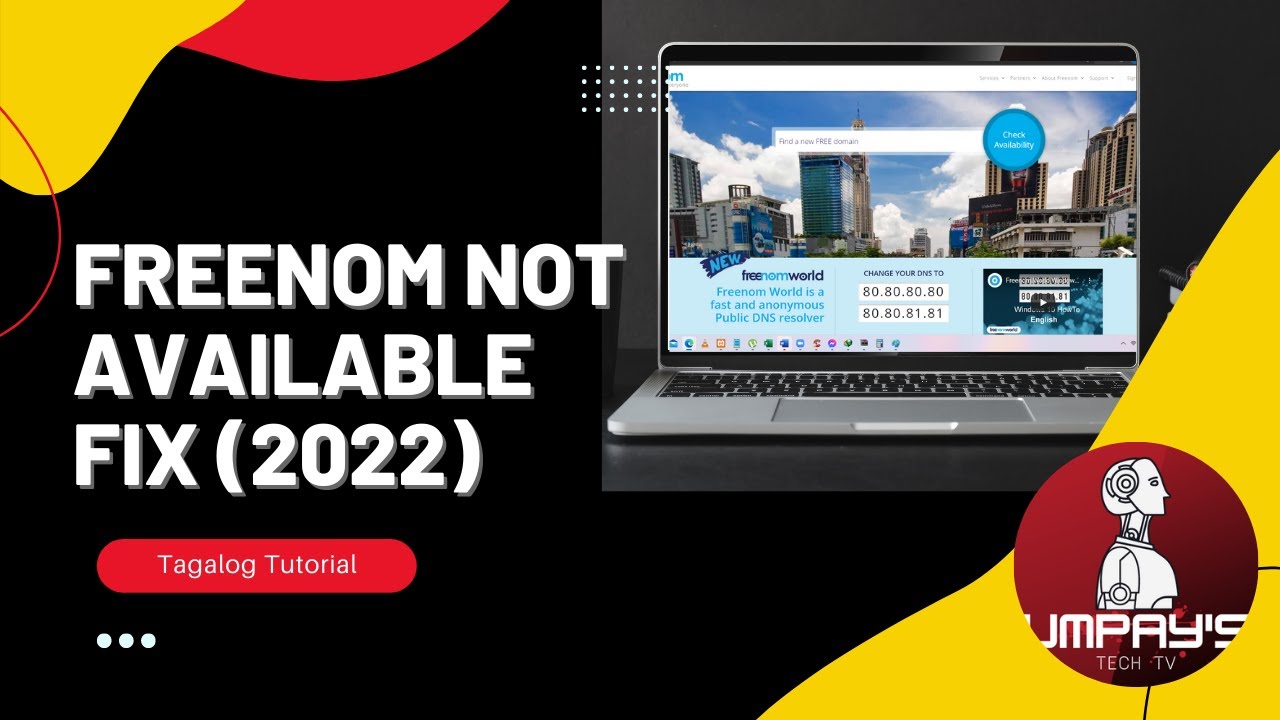 FREENOM NOT AVAILABLE FIX 2022  (Tagalog) #freenom #freedomain #freewebsite