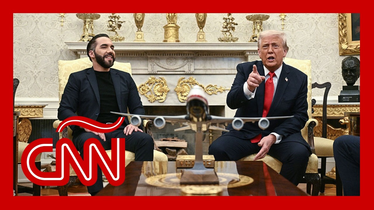 Trump recibe a Bukele en la Casa Blanca, aliado clave en las deportaciones de inmigrantes de EE.UU.