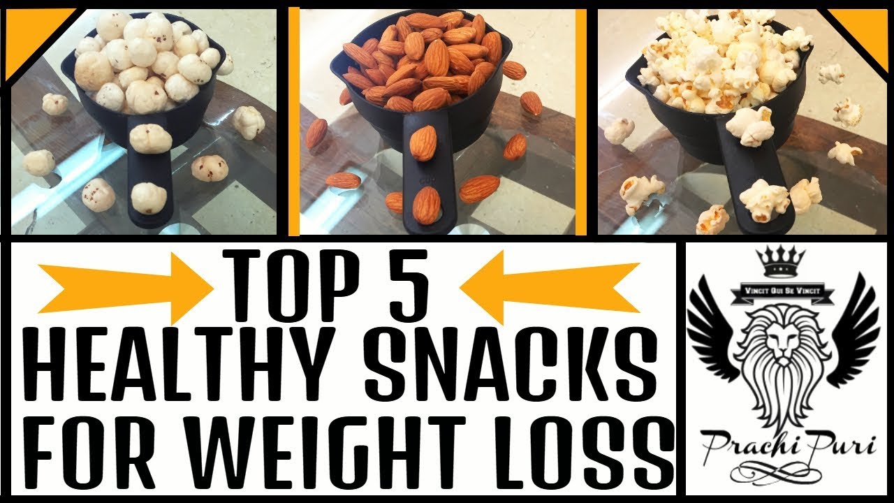 HEALTHY SNACKS FOR WEIGHT LOSS | Snacks for Office/College | 5x5 | Prachi Puri Weight Loss Tips