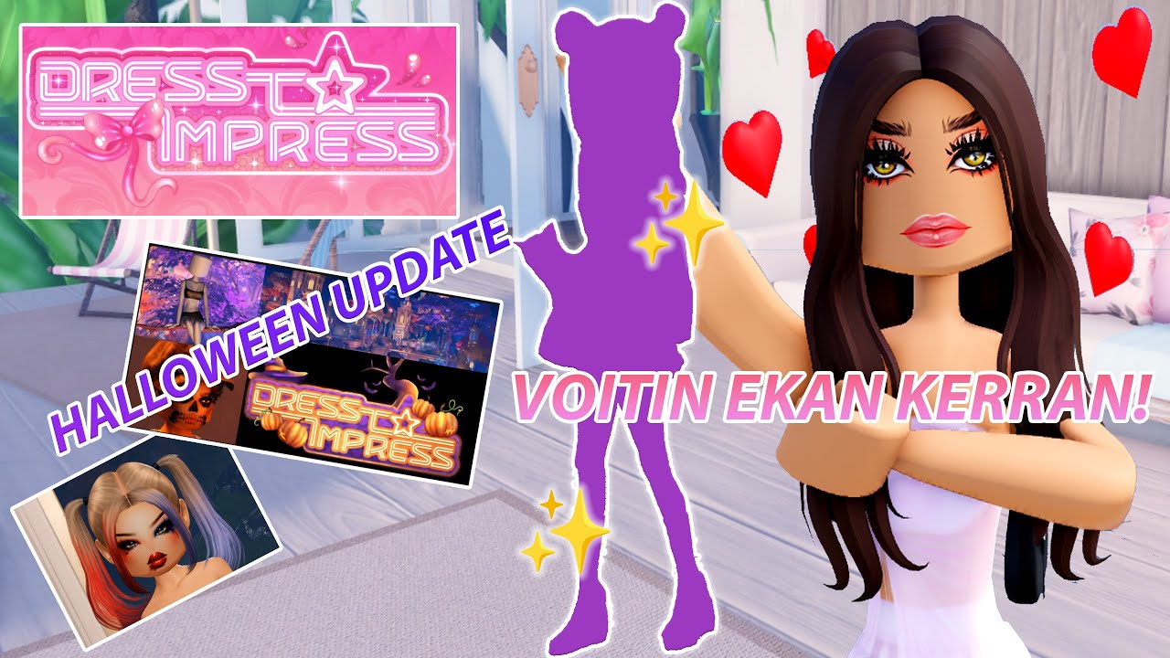 VOITIN EKAN KERRAN ROBLOXIN DRESS TO IMPRESSISSÄ!!!