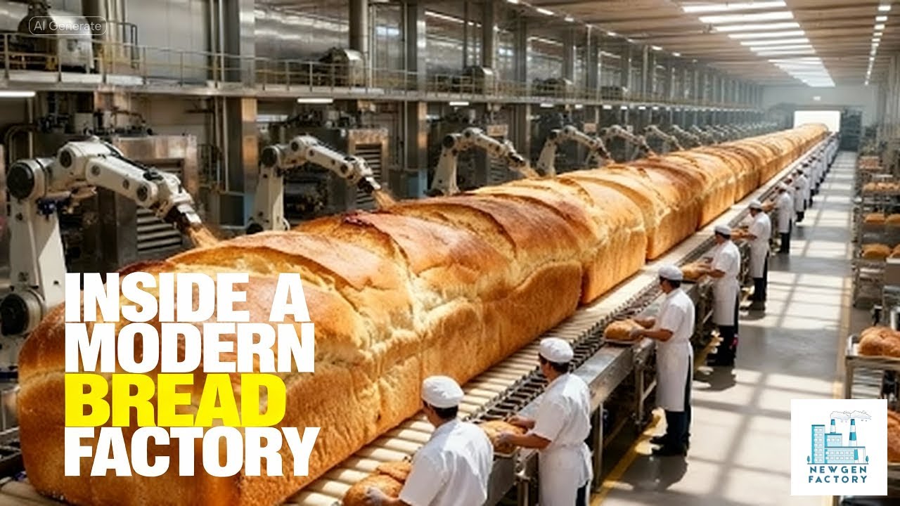 Inside a Modern Bread Factory | How Bread is Made Today (Full Production Process)