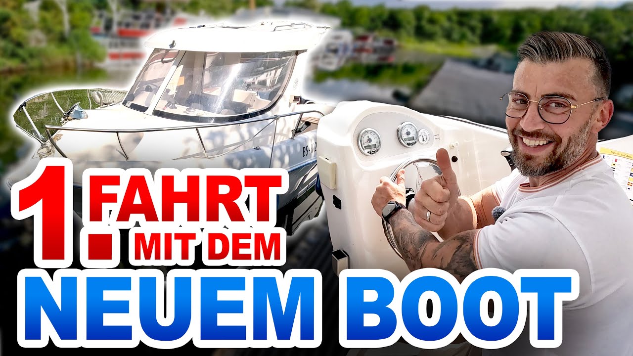 Bekommen wir DAS wieder raus? 😬 | Großes Boot Slippen & Erste Fahrt auf dem Wasser 🛥️🌊