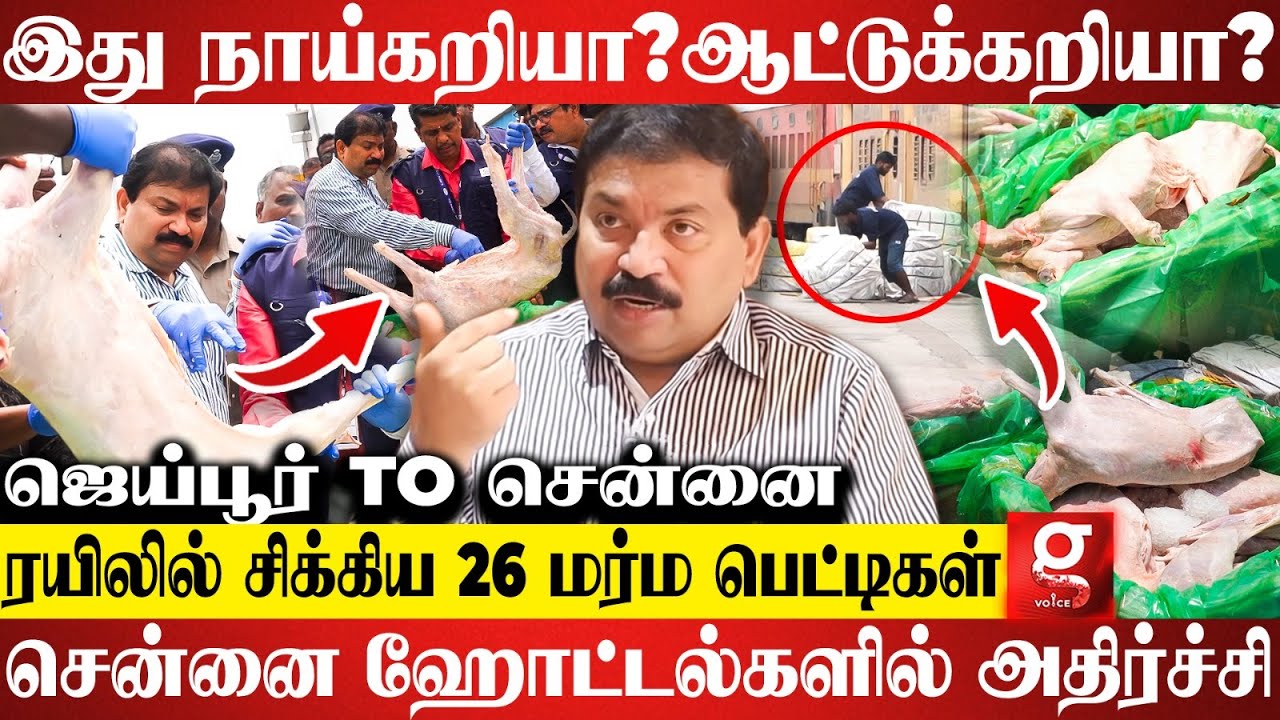 Chennai-ல் 1600 கிலோ அழுகிய ஆட்டுக்கறி..?😱மிரள வைத்த 26 மர்ம பெட்டிகள்😳| Food Safety Officer Sathish
