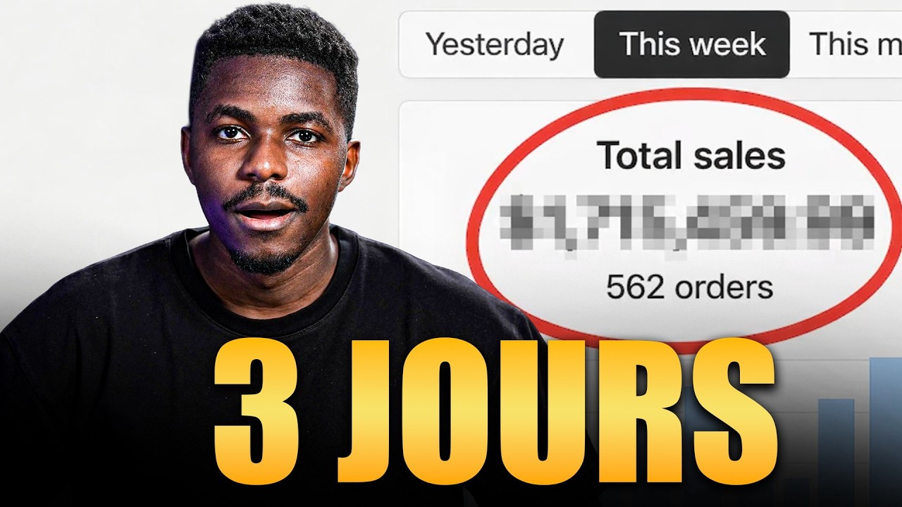 J’ai Lancé un Business de Dropshipping en 3 Jours (Résultat Réel)