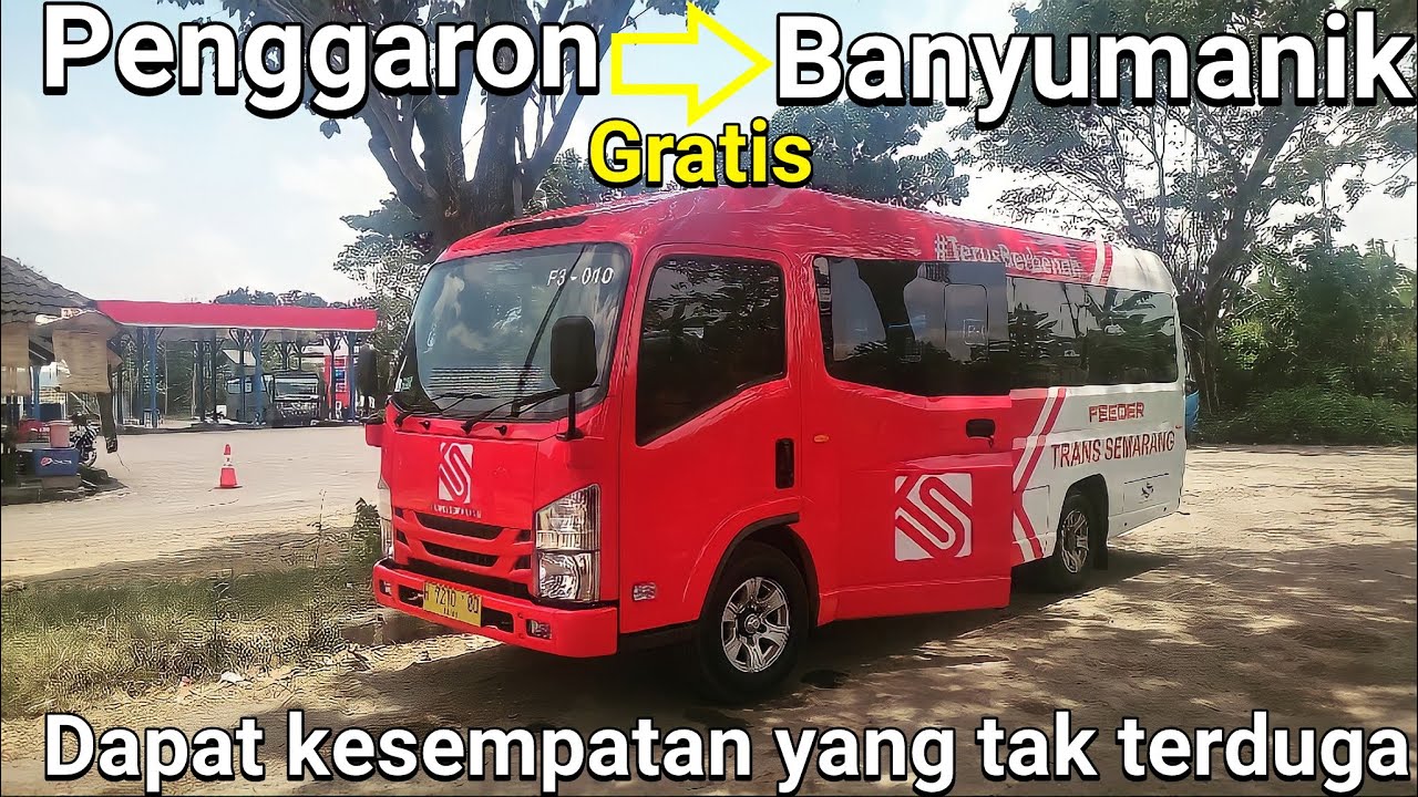 naik feeder dari terminal penggaron ke terminal banyumanik gratis | kok bisa.?