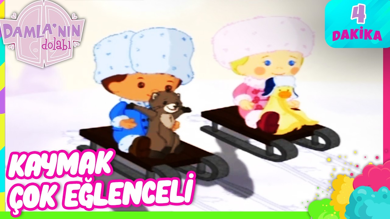 ❄️ Damlanın Dolabı | Kızakla Kaymak Çok Eğlencelidir☃️🎉