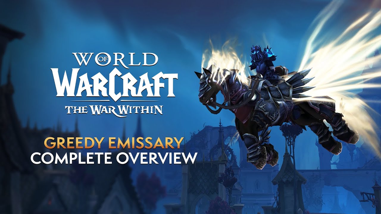 The Greedy Emissary Event Returns: NEW Rewards, Mount, Transmog & More!