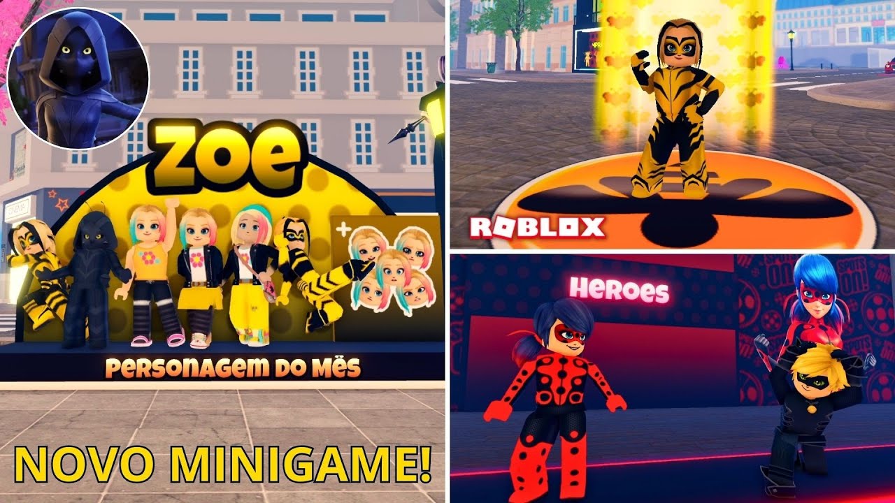 🐝*NOVIDADES* MÊS DA ZOE NO MIRACULOUS RP!!! - Roblox 