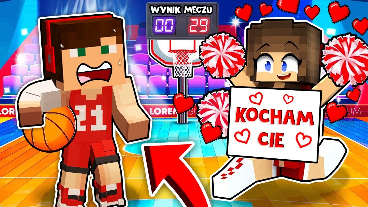 ZOSTAŁEM KOSZYKARZEM I POZNAŁEM ZAKOCHANĄ FANKĘ W MINECRAFT?! GPLAY & LAKI