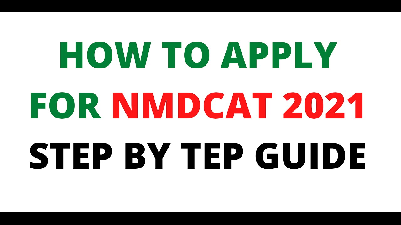 How to Apply for MDCAT | MDCAT 2021 apply method