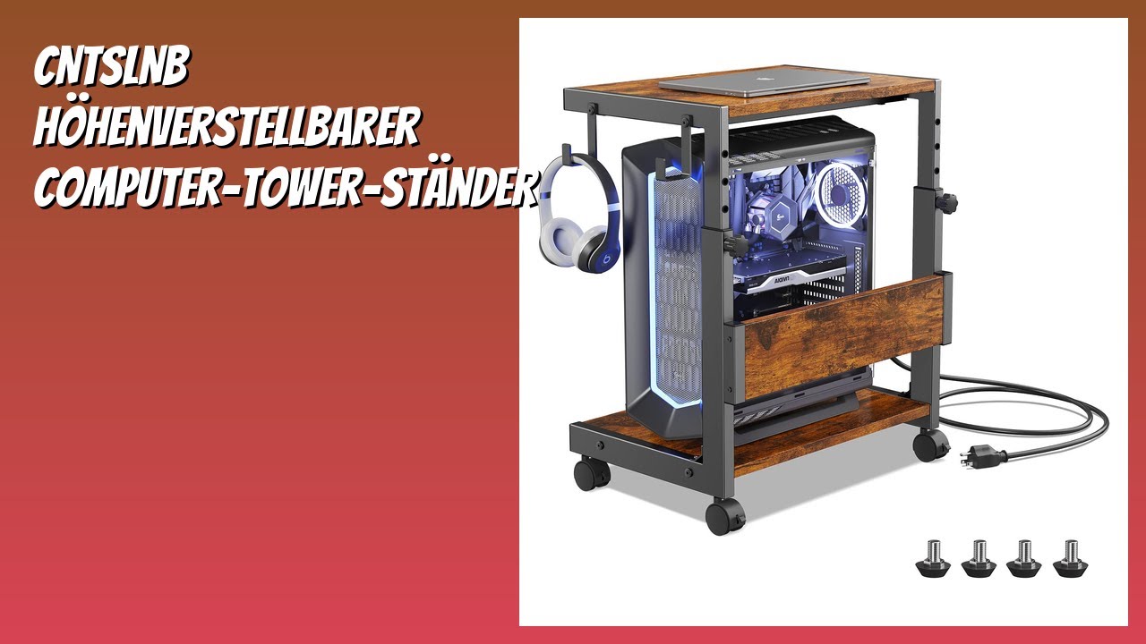 BEWERTUNG (2026): CNTSLNB Höhenverstellbarer Computer-Tower-Ständer. Infos