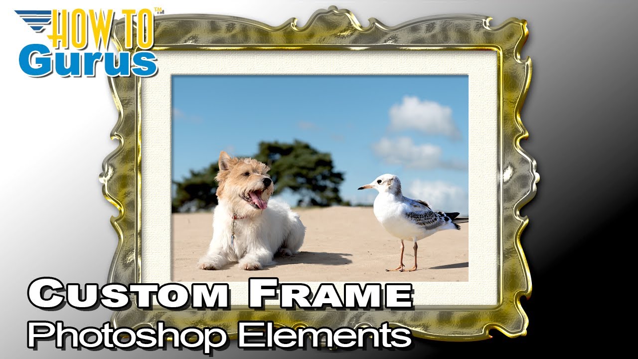 How You Can Add a Border and Frame to Photo using Photoshop Elements