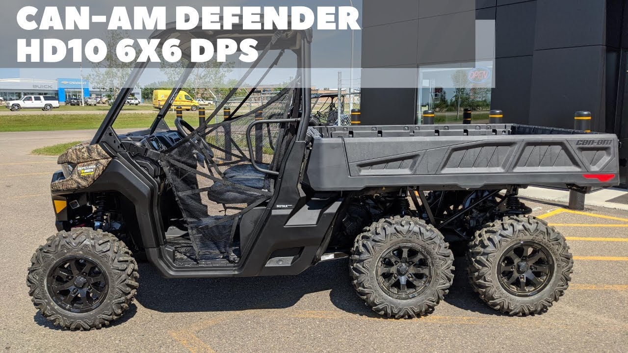 2020 Can Am Defender HD10 6x6 DPS Overview