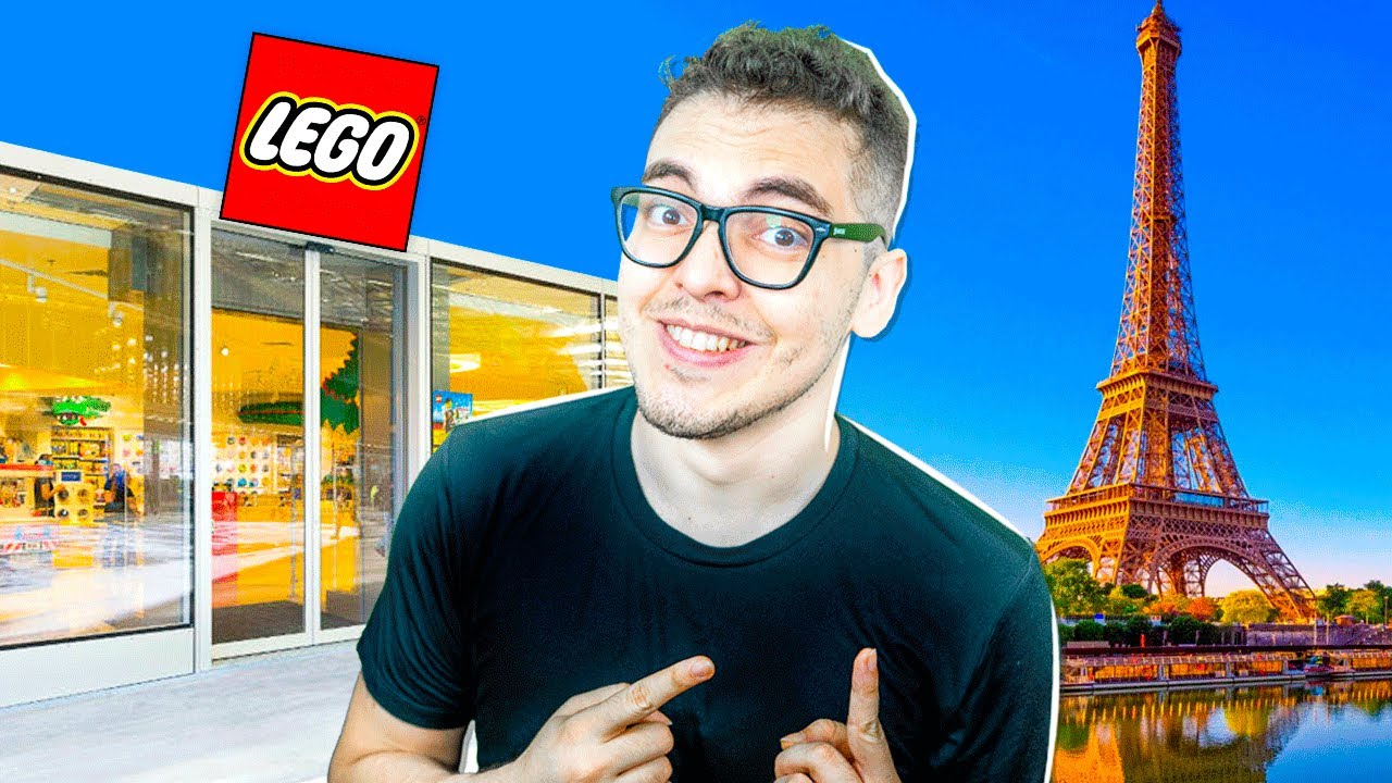 Visitei a LOJA LEGO (LEGO STORE) DE PARIS Com Meu Filho!