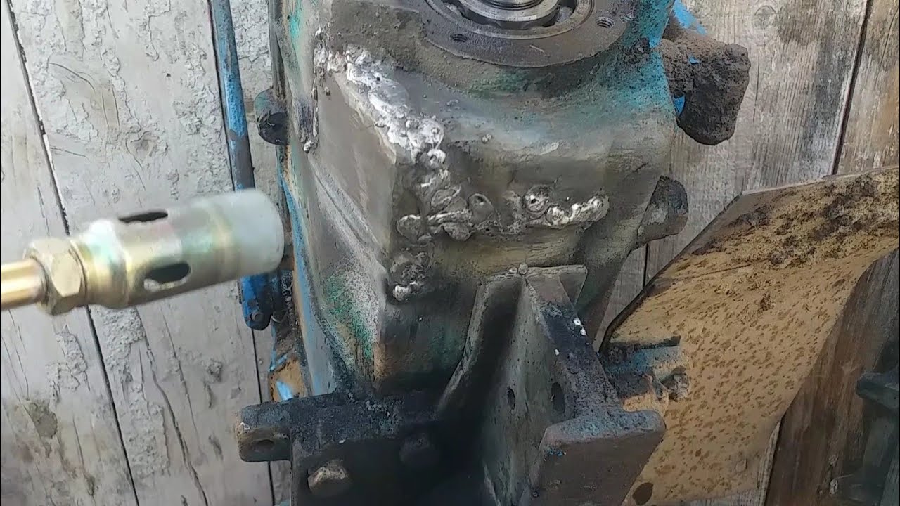 Döküm Kaynağı Nasıl Yapılır / Yağmur Çapa Makinesi Şanzıman Tamiri / Demir Döküm Kaynağı / Pig Döküm