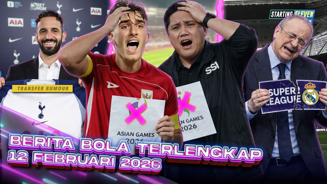 HAH? TIMNAS ABSEN DI ASIAN GAMES 😭 EALAH SPURS Malah Pilih AMORIM 😑 MADRID: Super League Batal! 😱