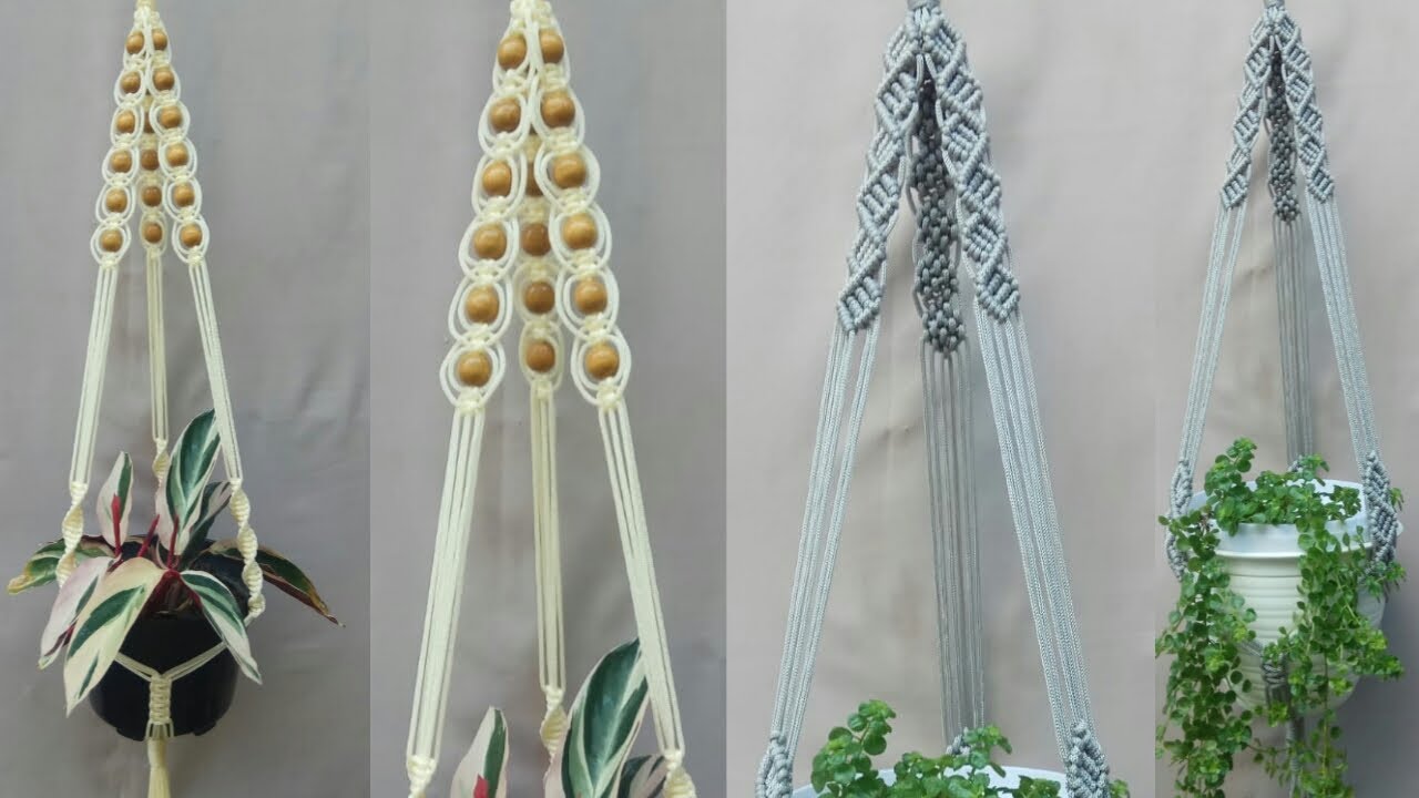 2 Tutorial Macrame Plant Hanger Easy #macrame #macramè #macrametutorial #macrameforbeginners #diy