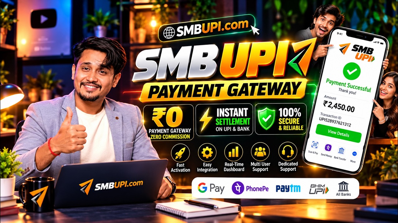 🚀 UPI Payment Gateway Without Merchant Account | Fast UPI + Personal & Business QR