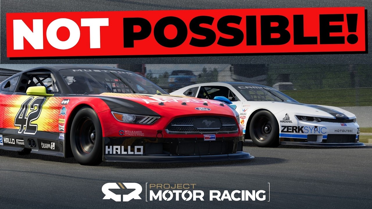 I don't know how they did this, but it feels...a bit special. Project Motor Racing V8 Power Pack!