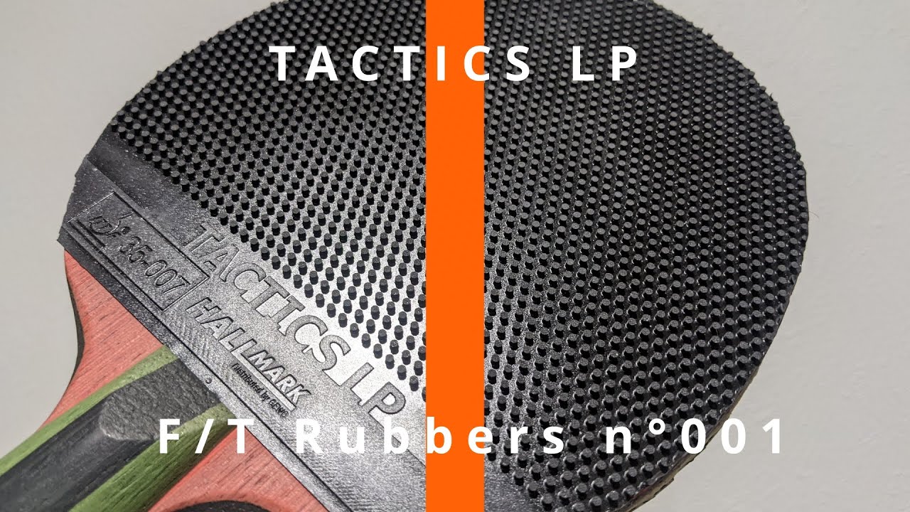 【粒高】TACTICS LP - HALLMARK / Rubber Review【Table Tennis】