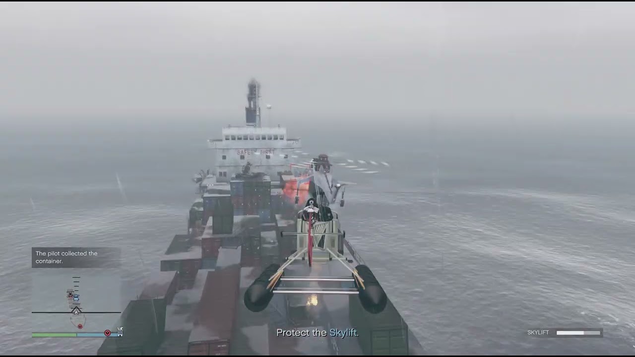 The cargo ship mission.