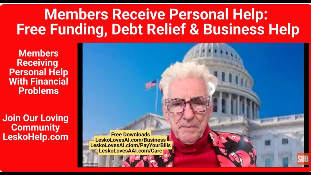 Members Receive Personal Help: Free Funding, Debt Relief & Business Help