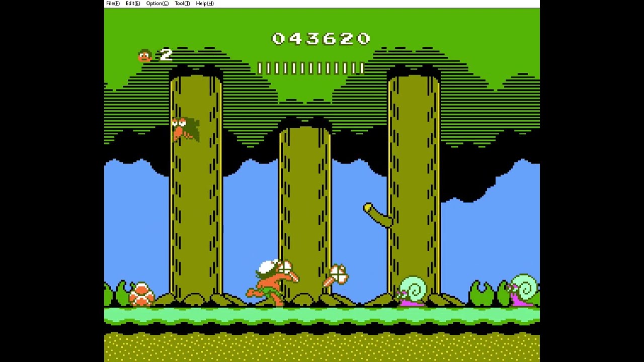 (FC/NES) Hudson's Adventure Island II Game Play Stage. 2