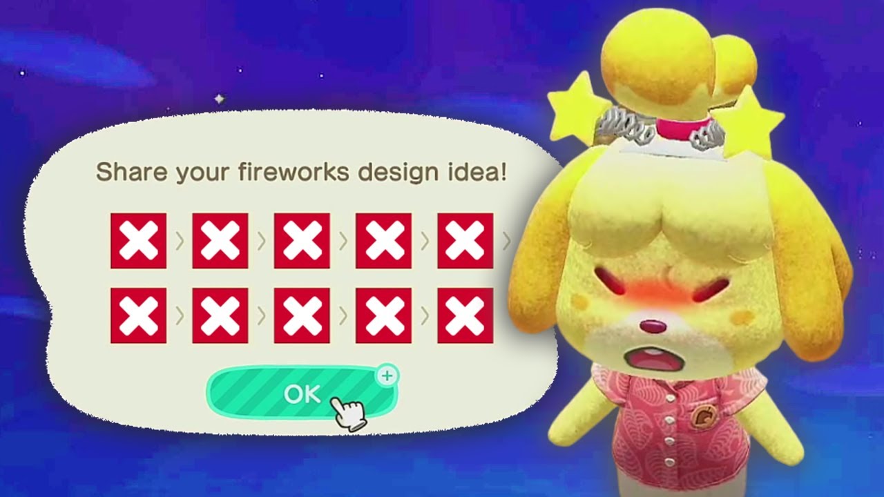 If You Do This, Isabelle Would Ban Your Fireworks Design Idea