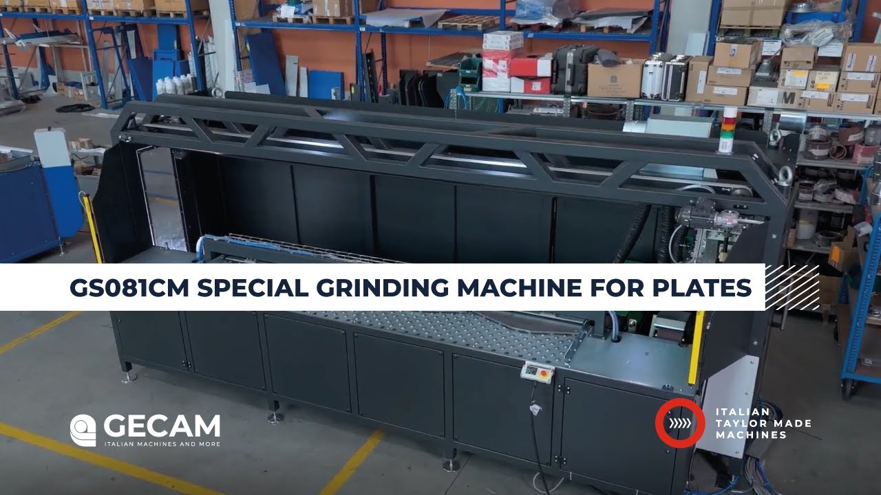 GS081CM SPECIAL GRINDING MACHINE FOR PLATES