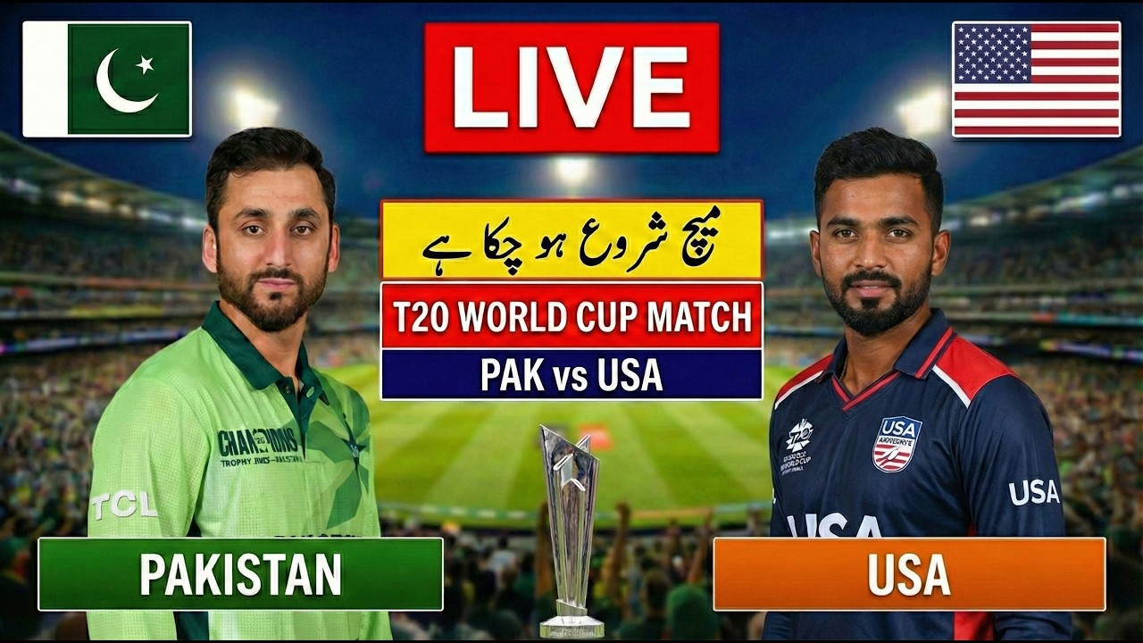 Pakistan Vs USA Live Match Today | Babar Azam Dropped? | Fakhar Zaman In | Match Kaise Dekhein?