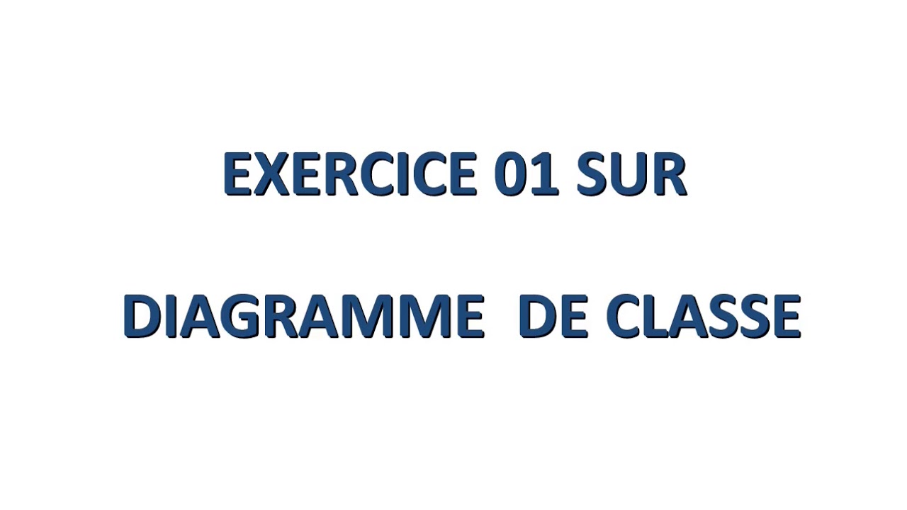 Exercice sur diagramme de Classe