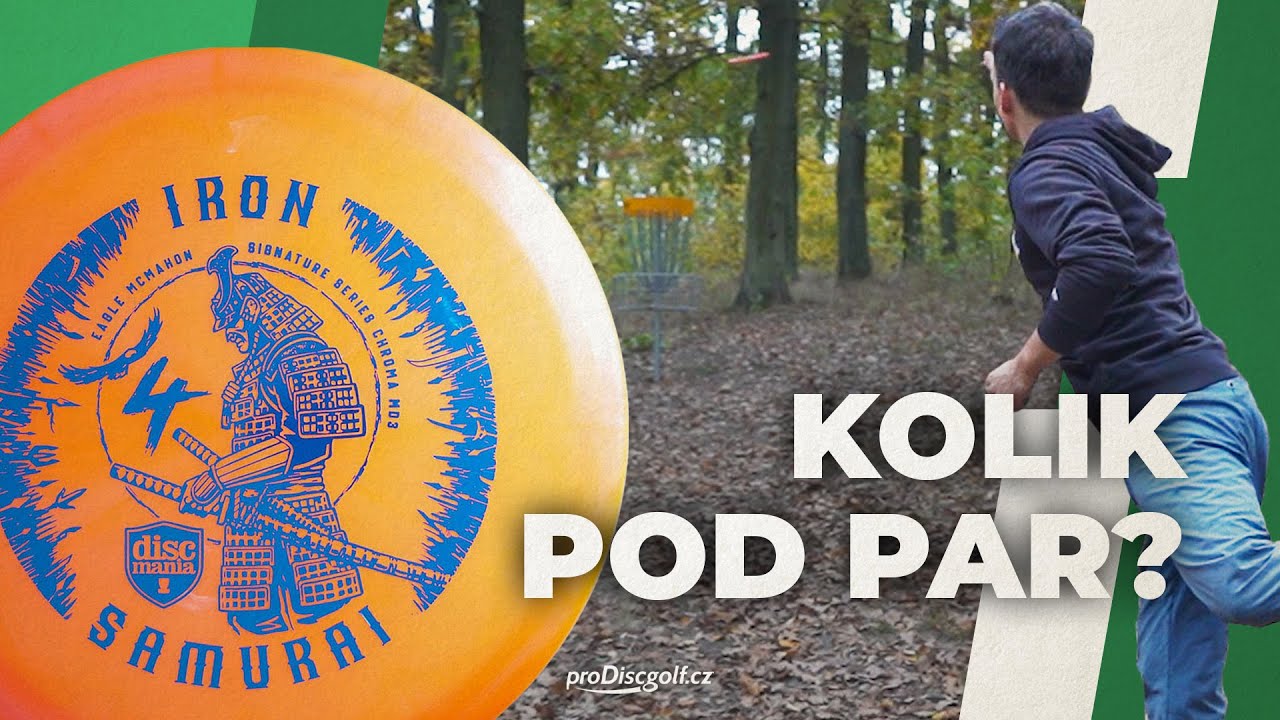 DiscGolf Zamilec pouze JEDNÍM diskem || Eagle McMahon Iron Samurai 4 Chroma MD3