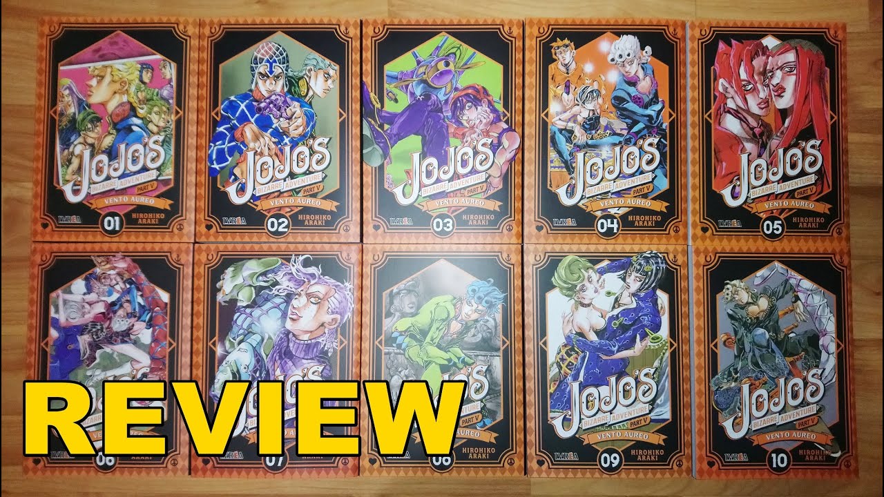 【Rese&ntilde;a manga】『JJBA PART V, VENTO AUREO』【Videocomentario #1】★ Mustangcillo