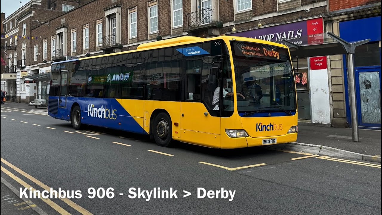 Kinchbus 906 Mercedes Citaro O530 (ZF/€4) BN09FWZ - Kickdown!