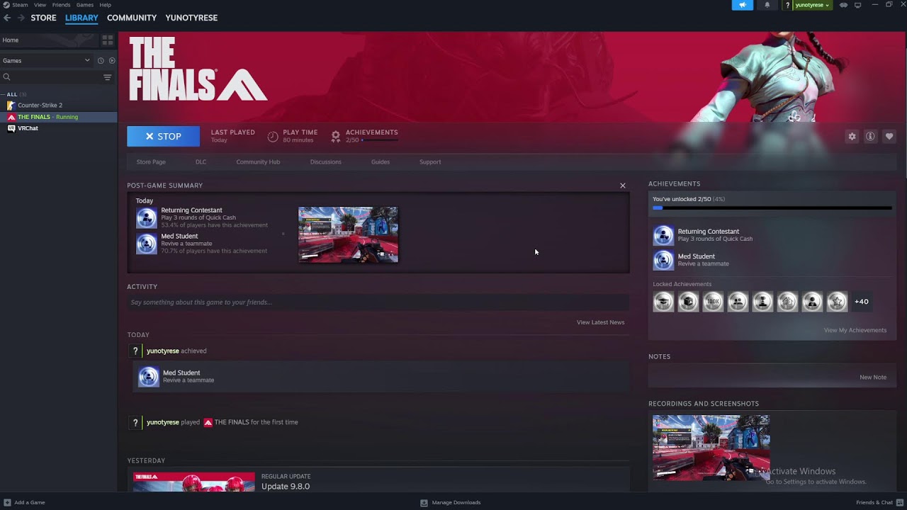 Trying To Play *THE FINALS*