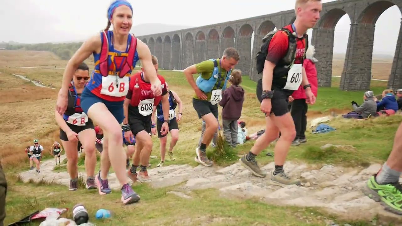 The Three Peaks Fell Race, April 2025. Yorkshire Dales. No Pain, No Gain!  HD video + photos