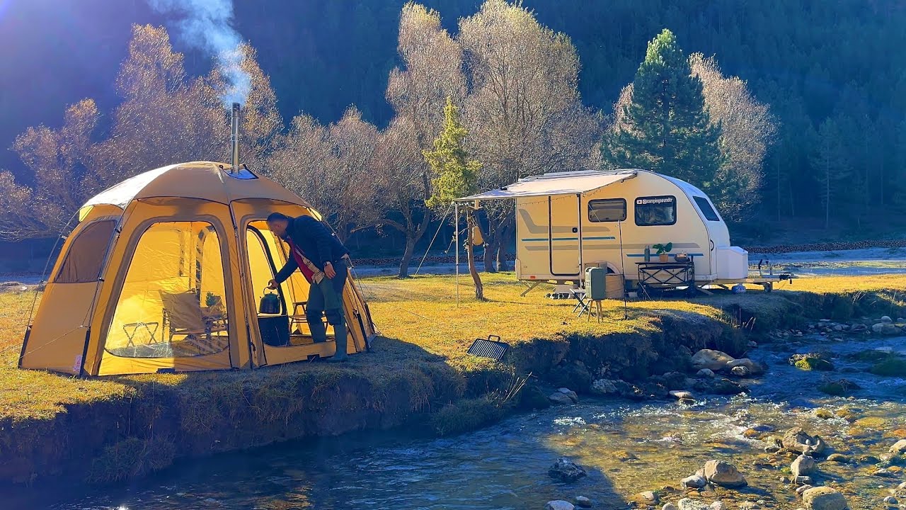 Rüya Gibi Bir Doğada Karavan Kamp Hayatı