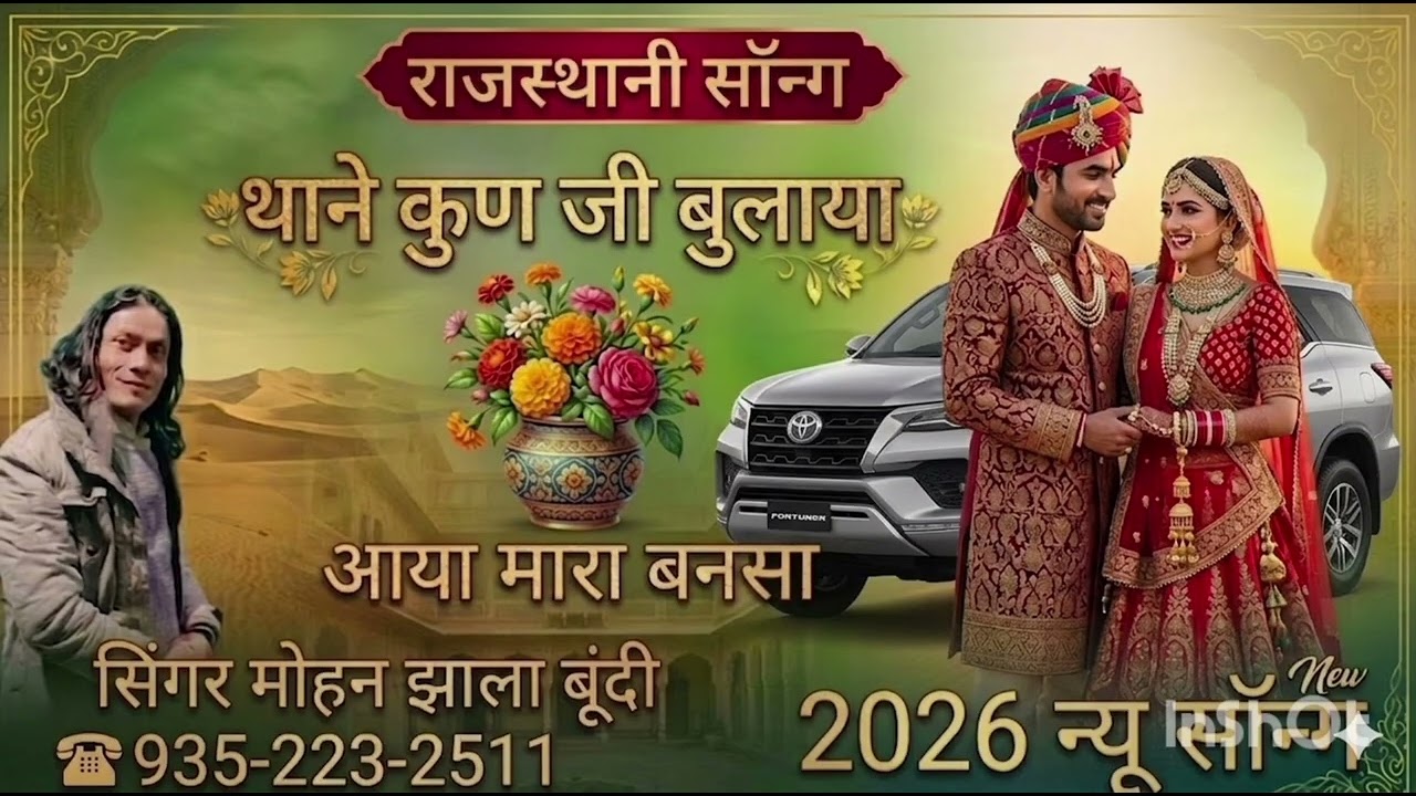 थाने कुण जी बुलाया आया मारा बनसा@# सिंगर मोहन झाला बूंदी 