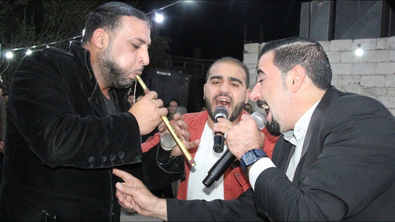 الفنان احمد الملحم (حرقص )و فادي ريشان علاء الحوشان ( زفاف الشاب احمد غاندي الحسين ) الجزء الاول