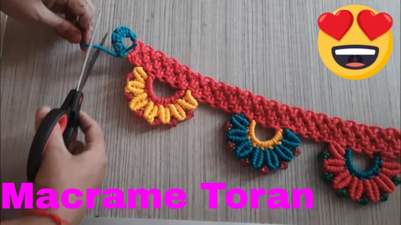 Beautiful Macrame Toran Making | Simple Tricks & Tips