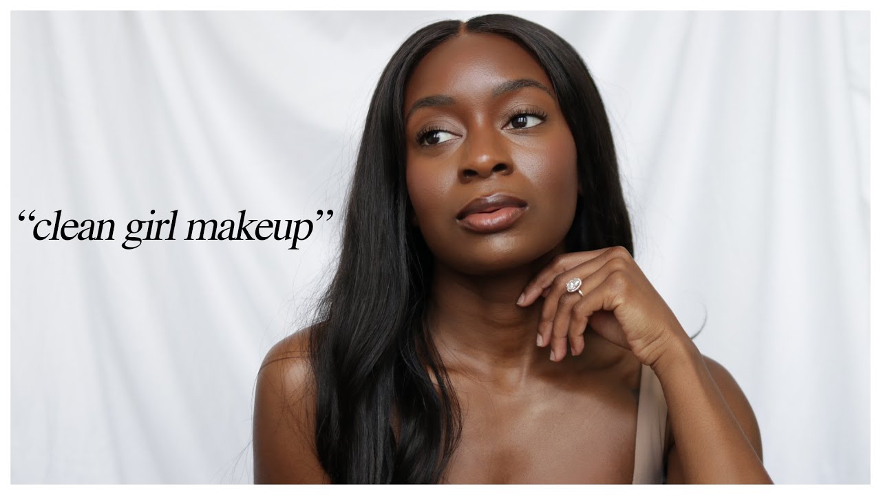 Clean Girl Makeup Look for Dark Skin | Minimal Makeup Routine