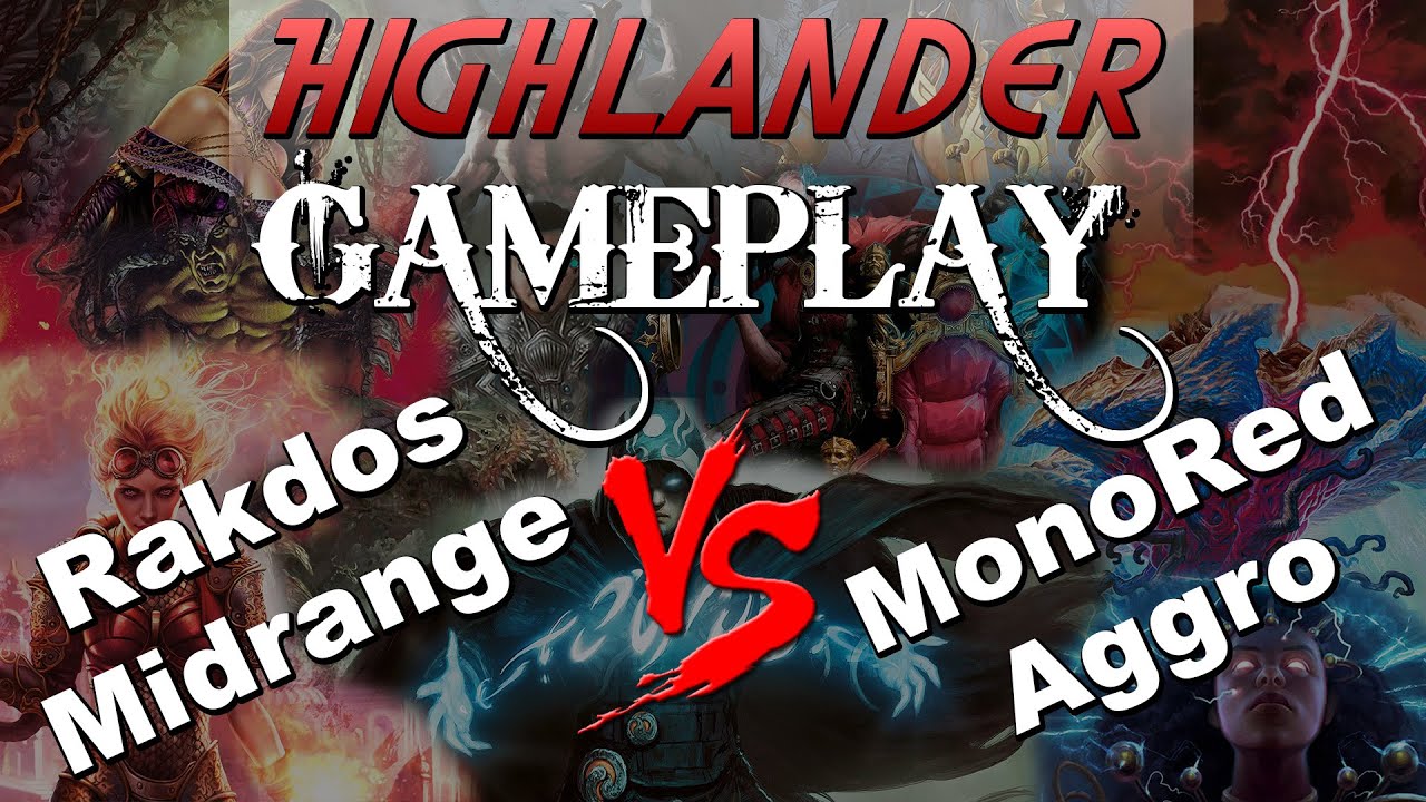 Rakdos Midrange vs. MonoRed Aggro - Highlander Gameplay - Runde 3 - Magic the Gathering