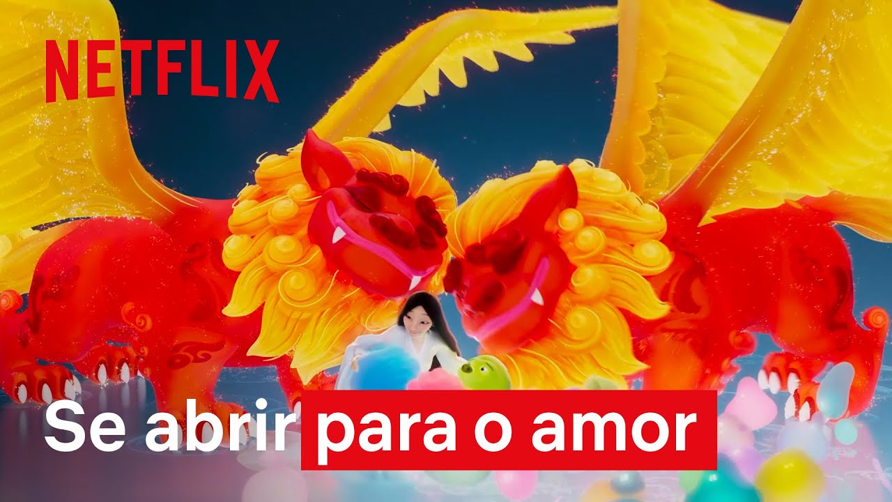 Se abrir para o amor | Clipe Musical A Caminho da Lua | Netflix Brasil