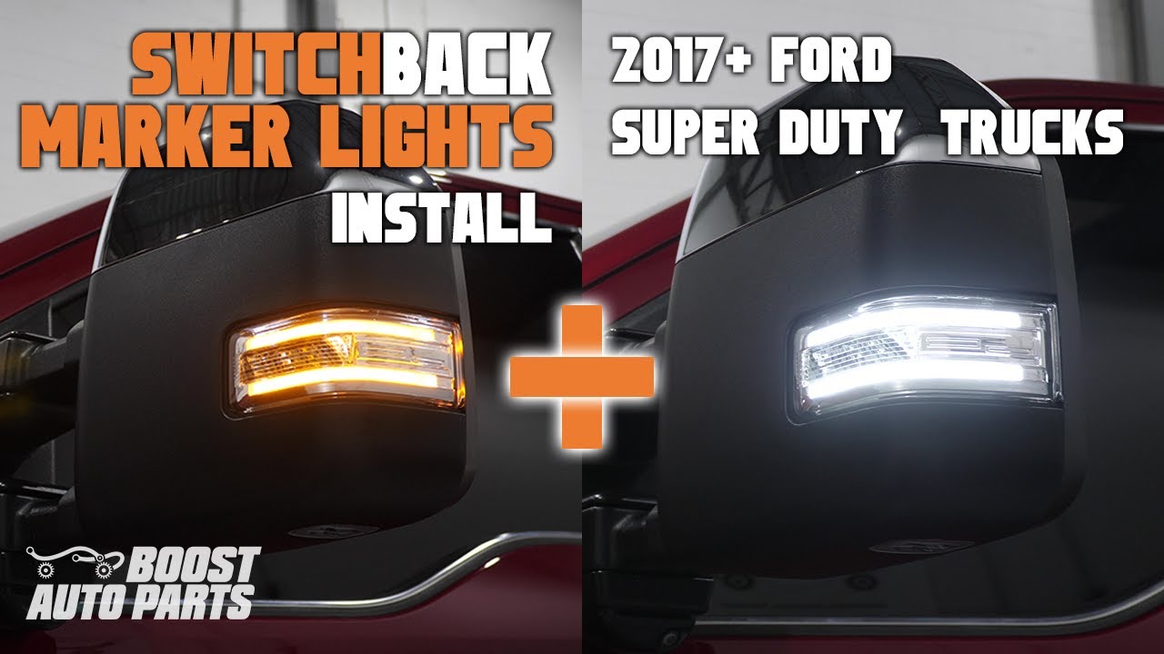 Модернизация подсветки зеркала Switchback Tow — Ford F250 F350 Super Duty Trucks 2017–2025 гг. — ...