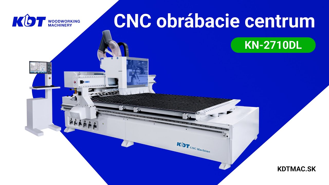 Prvý nový model roku 2026! CNC obrábacie centrum KN-2710DL od KDT